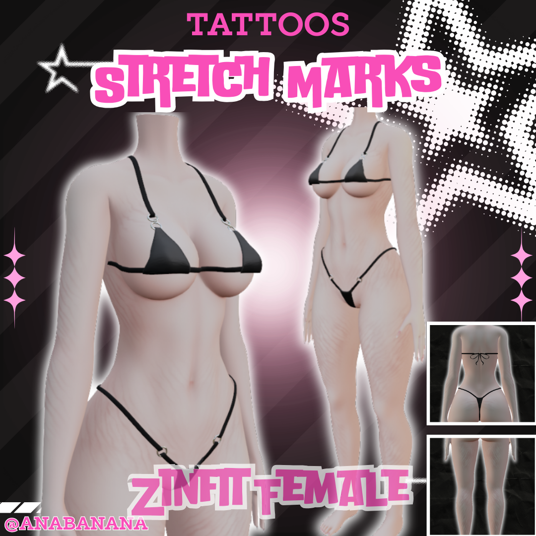 ❤️ Stretch Marks Tatts | Zinfit Female