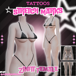 ❤️ Stretch Marks Tatts | Zinfit Female