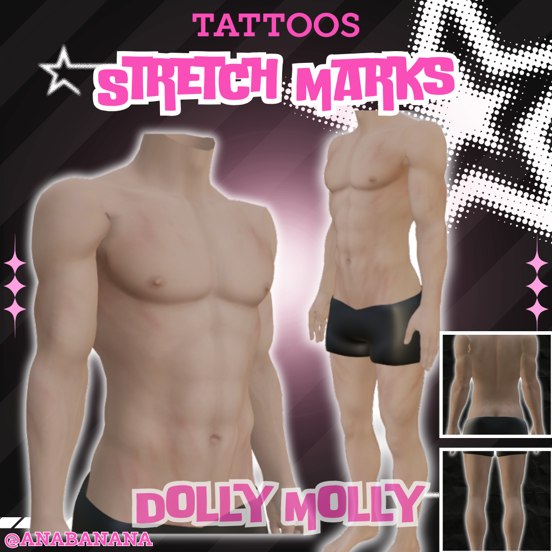 ❤️ Stretch Marks Tatts | Dolly Molly