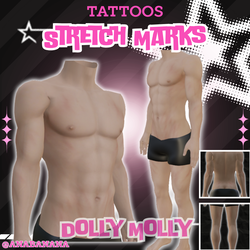 ❤️ Stretch Marks Tatts | Dolly Molly