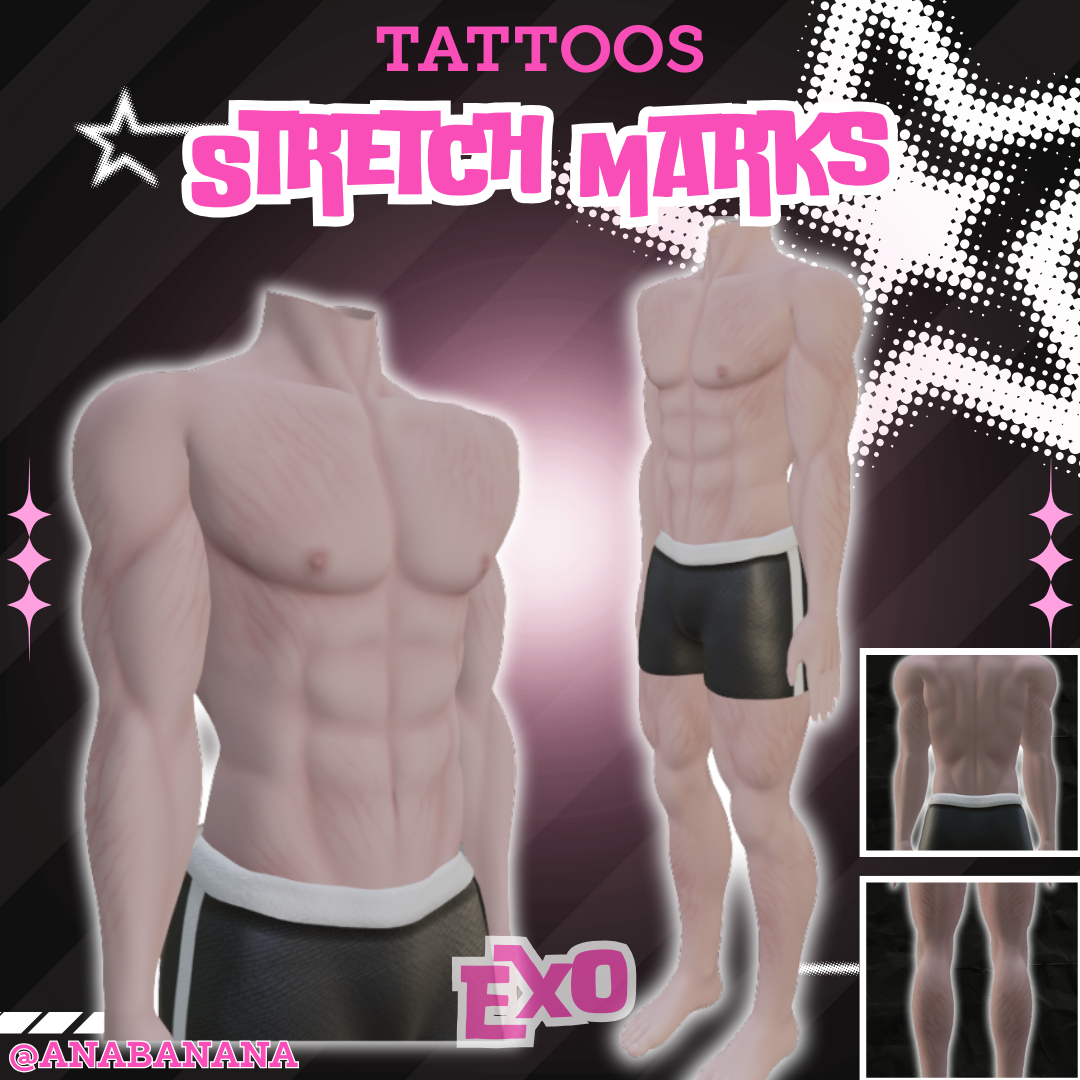 ❤️ Stretch Marks Tatts | Exo