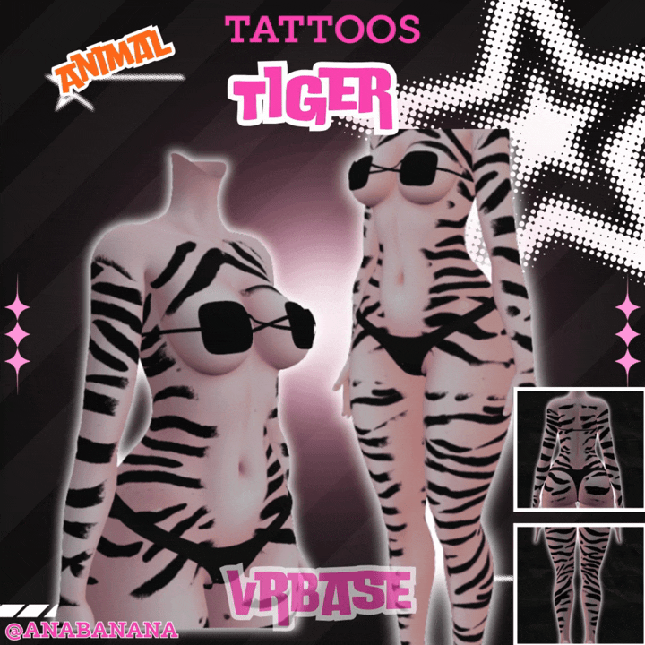 (All) : 🐅 Animal Tiger Tatts | Vrbase + Akii + Zinfit F/M