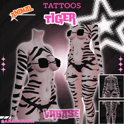 (All :) 🐅 Animal Tiger Tatts | Vrbase + Akii + Zinfit F/M