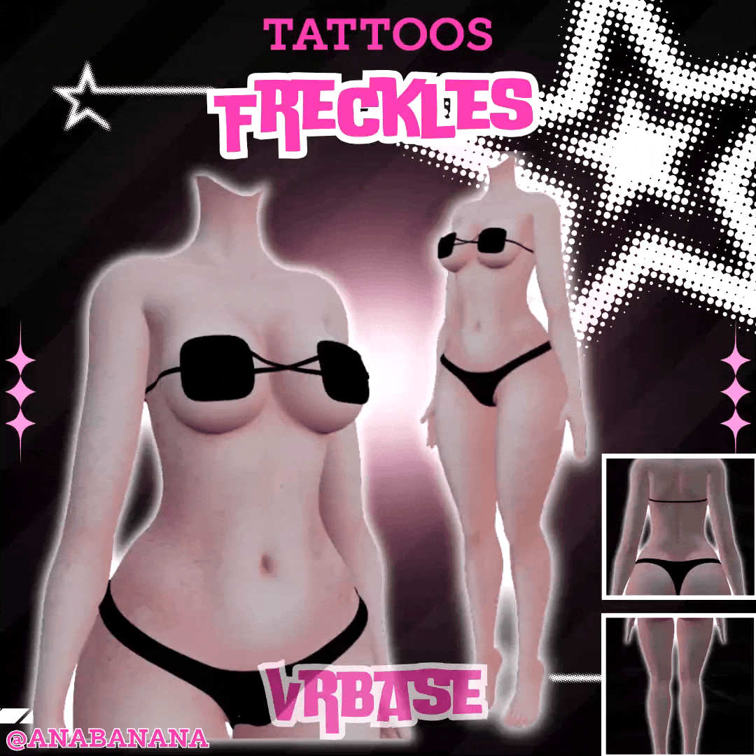(J) : ❤️ Freckles Tatts | Multi-Base Compatible