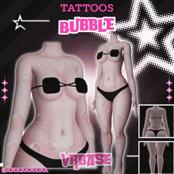 (J) : 🫧 Bubble Tatts | Multi-Base Compatible
