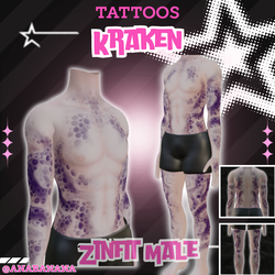 🦑 Kraken Tatts | Zinfit Male