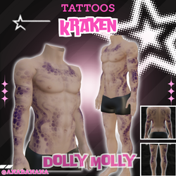 🦑 Kraken Tatts | Dolly Molly