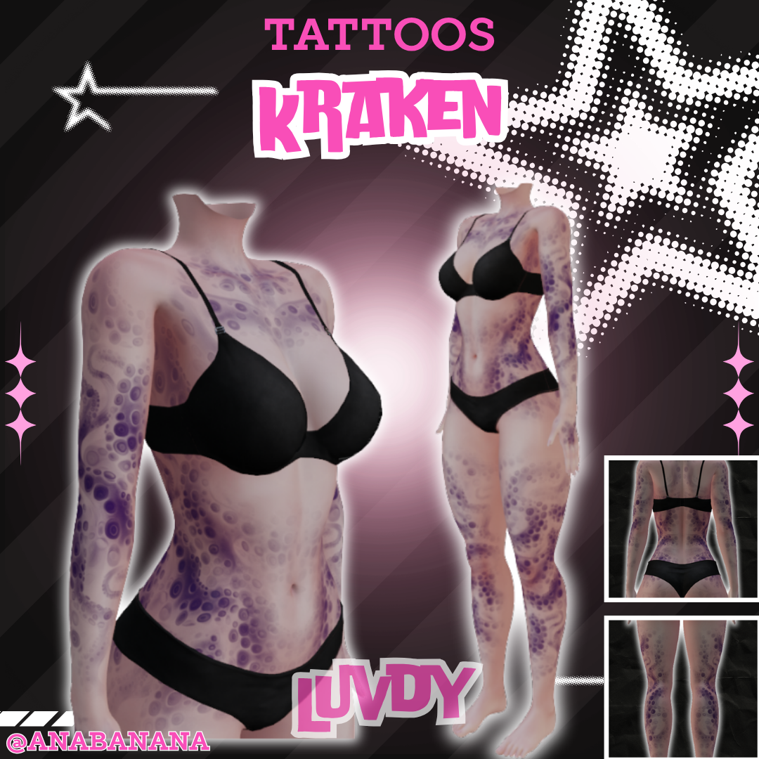 🦑 Kraken Tatts | Luvdy