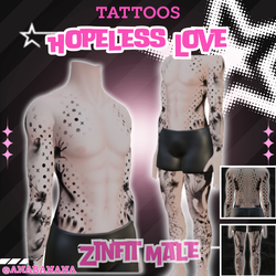 💔 Hopeless Love Tatts | Zinfit Male