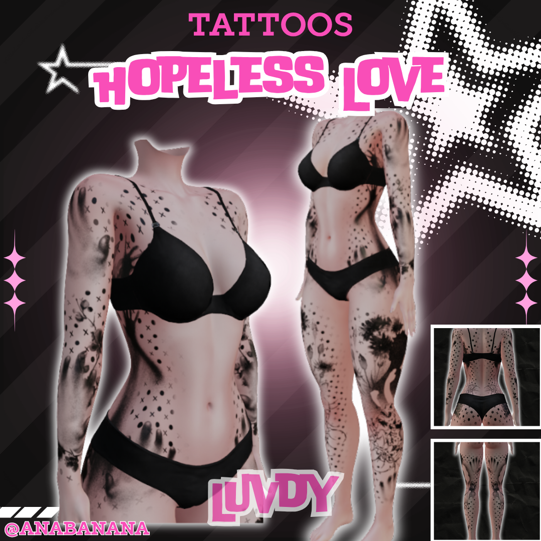 💔 Hopeless Love Tatts | Luvdy