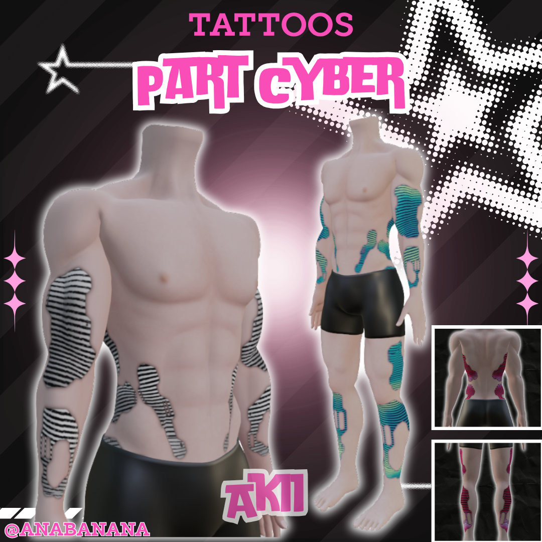 🤖 Part Cyber Tatts | Akii