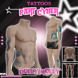 🤖 Part Cyber Tatts | Dolly Molly