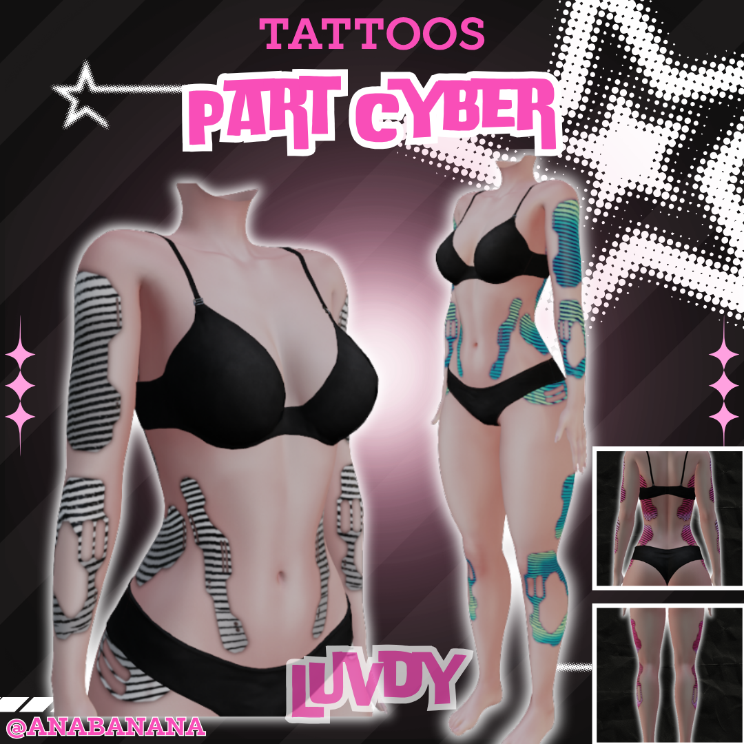 🤖 Part Cyber Tatts | Luvdy
