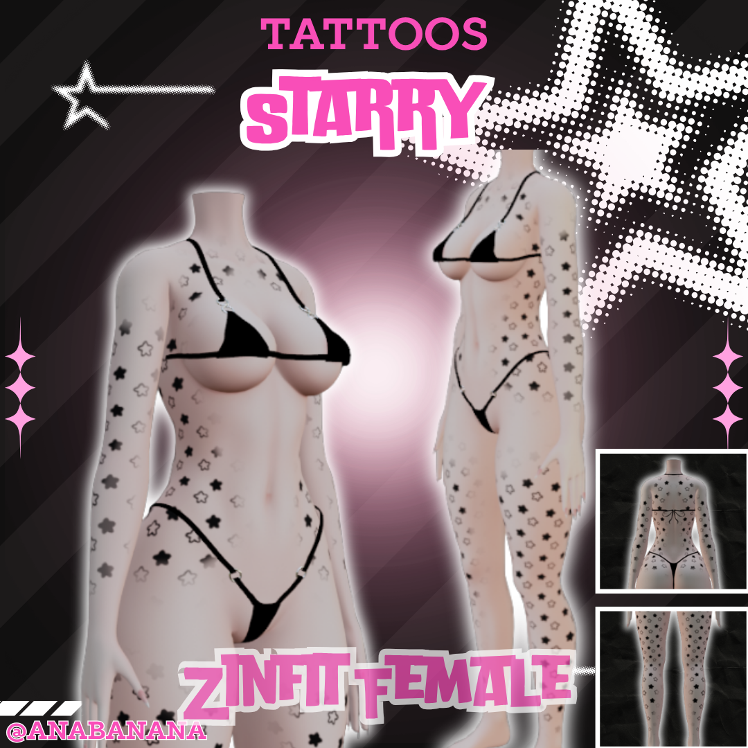 ⭐ Starry Tatts | Zinfit Female