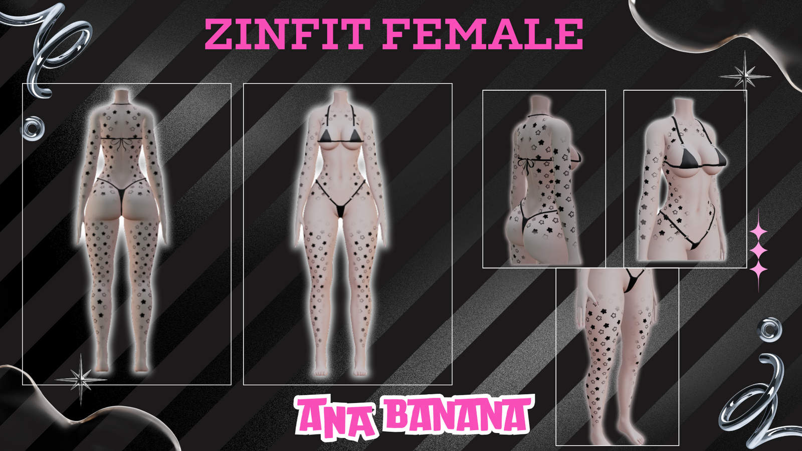 ⭐ Starry Tatts | Zinfit Female