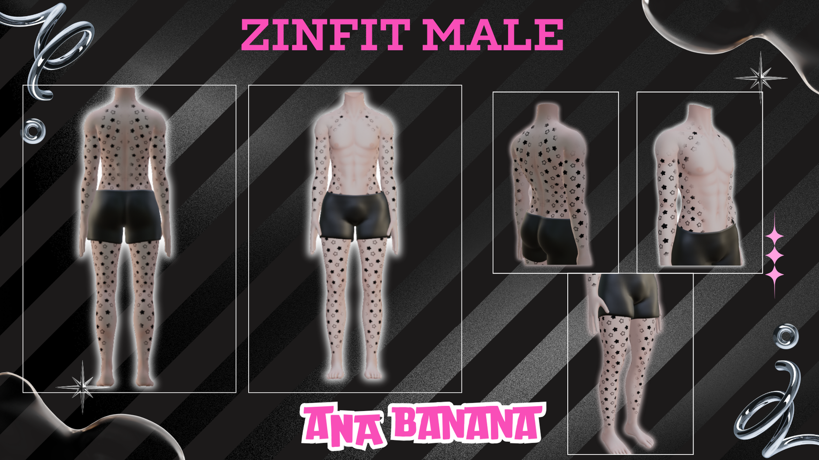 ⭐ Starry Tatts | Zinfit Male