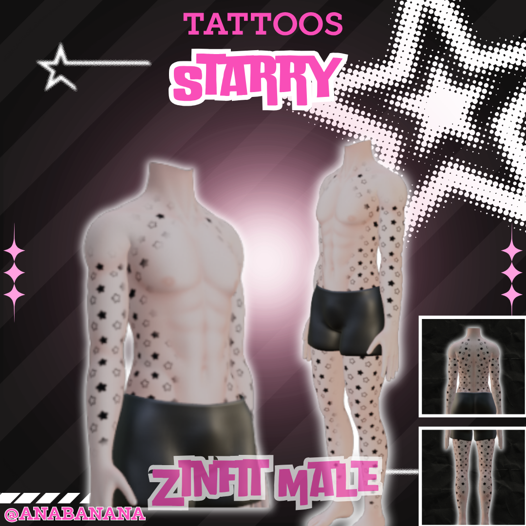 ⭐ Starry Tatts | Zinfit Male