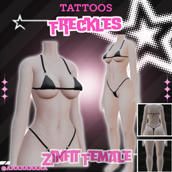 ❤️ Freckles Tatts | Zinfit Female