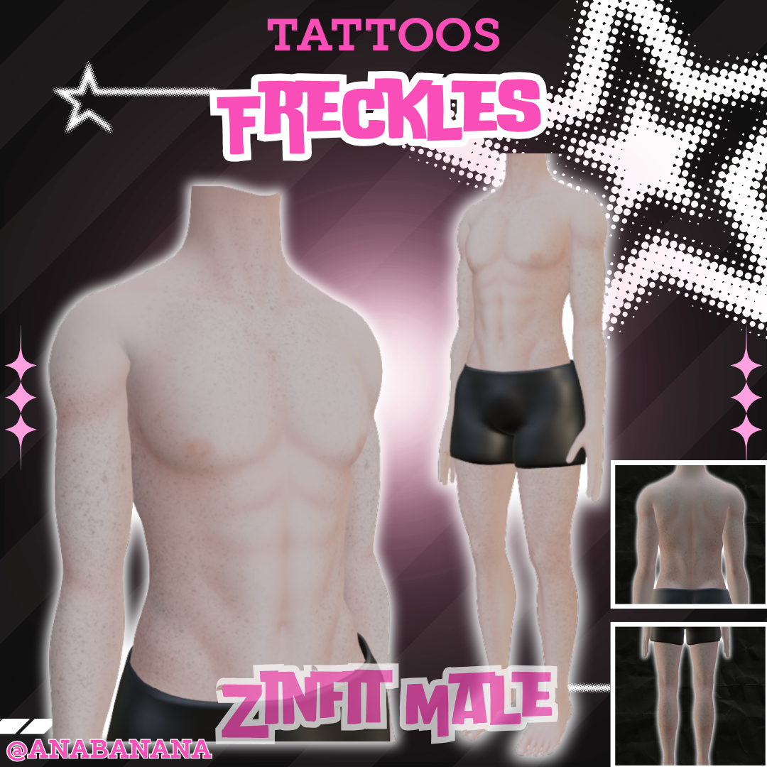 ❤️ Freckles Tatts | Zinfit Male