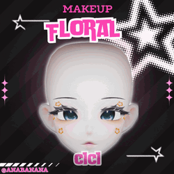 (J) : 🌺 Floral Makeup | Multi-Head Compatible
