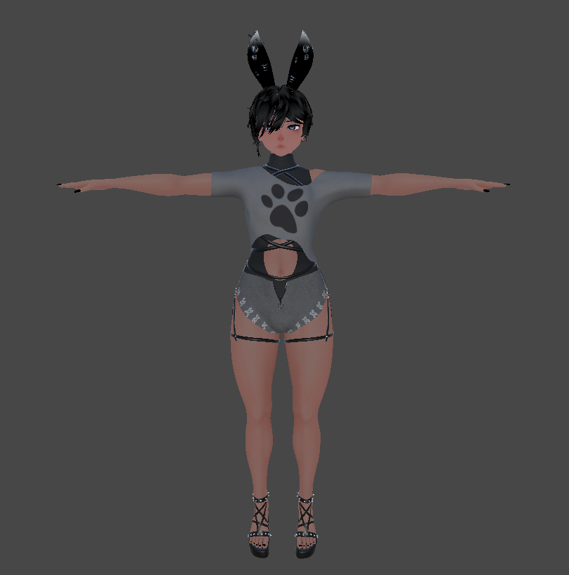 (Pre Release) Noa Goth Femboy Bunny PC/Quest NSFW