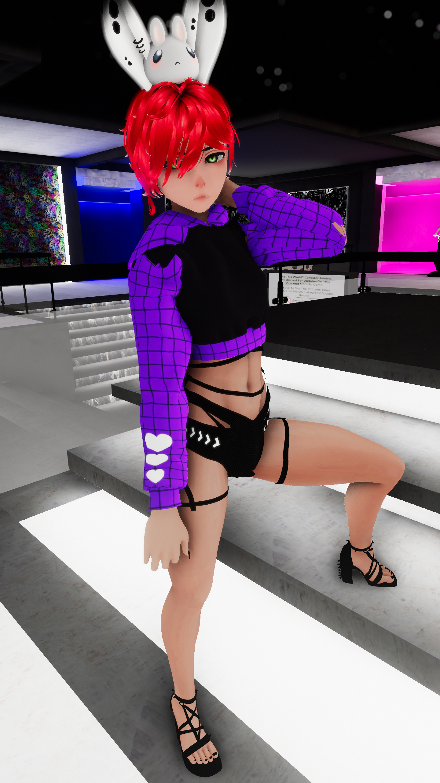 Noa Goth Femboy Bunny PC/Quest NSFW