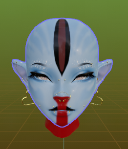 Na'vi | Avatar- Head Textures for Nessy Amour Head
