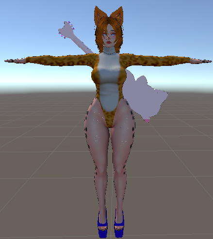 Leopard Print Bodysuit textures