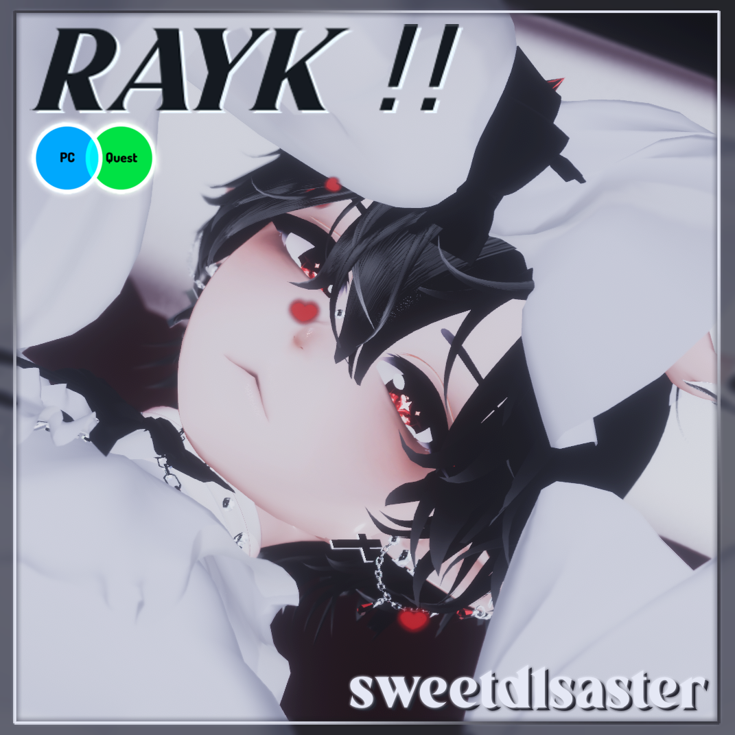 RAYK !! (PC/Quest, Physbones) VRCHAT FEMBOY