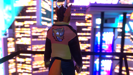 Leather punk jacket for the Winterpaw