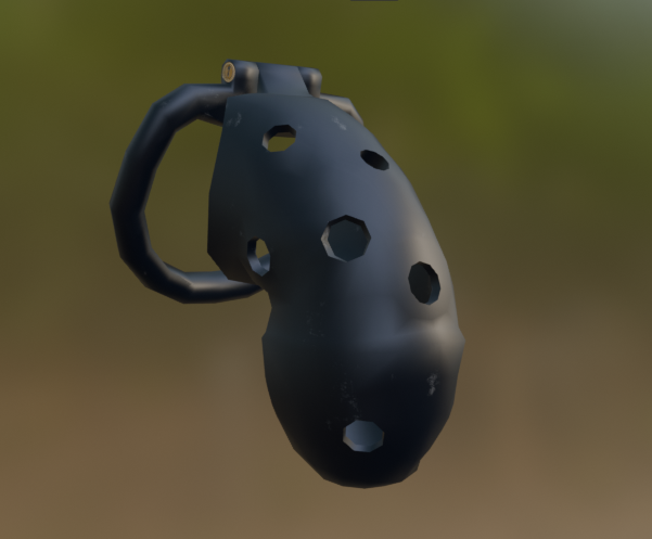 Realistic plastic Cage