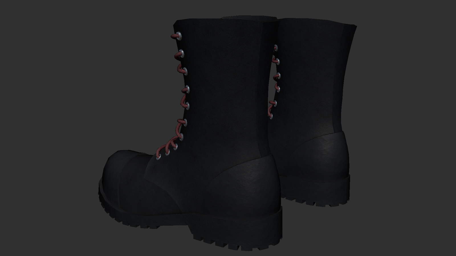 Leather Combat Boots