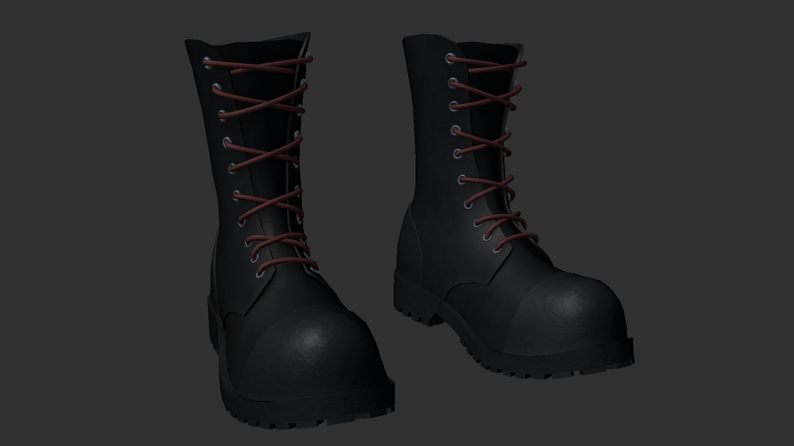 Leather Combat Boots
