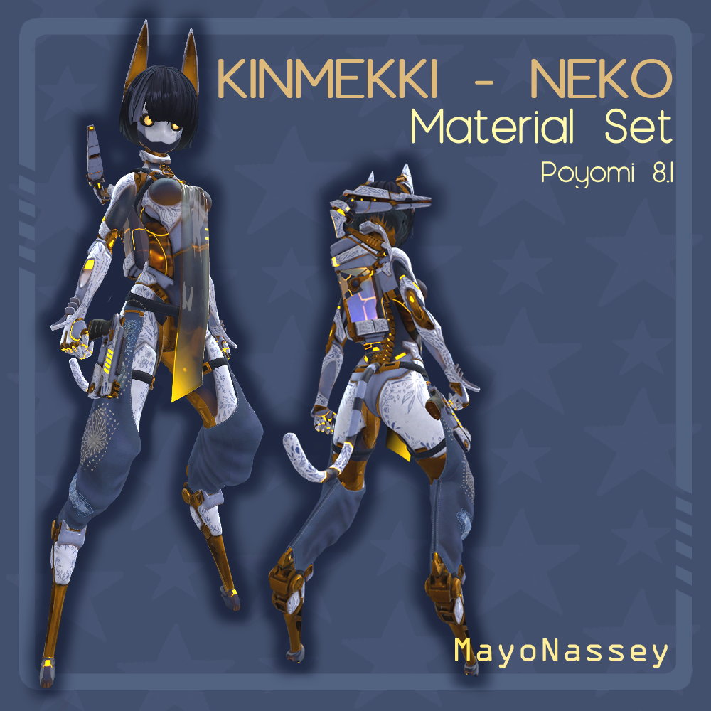 KINMEKKI - NEKO (CYANT-01 Material Pack) 