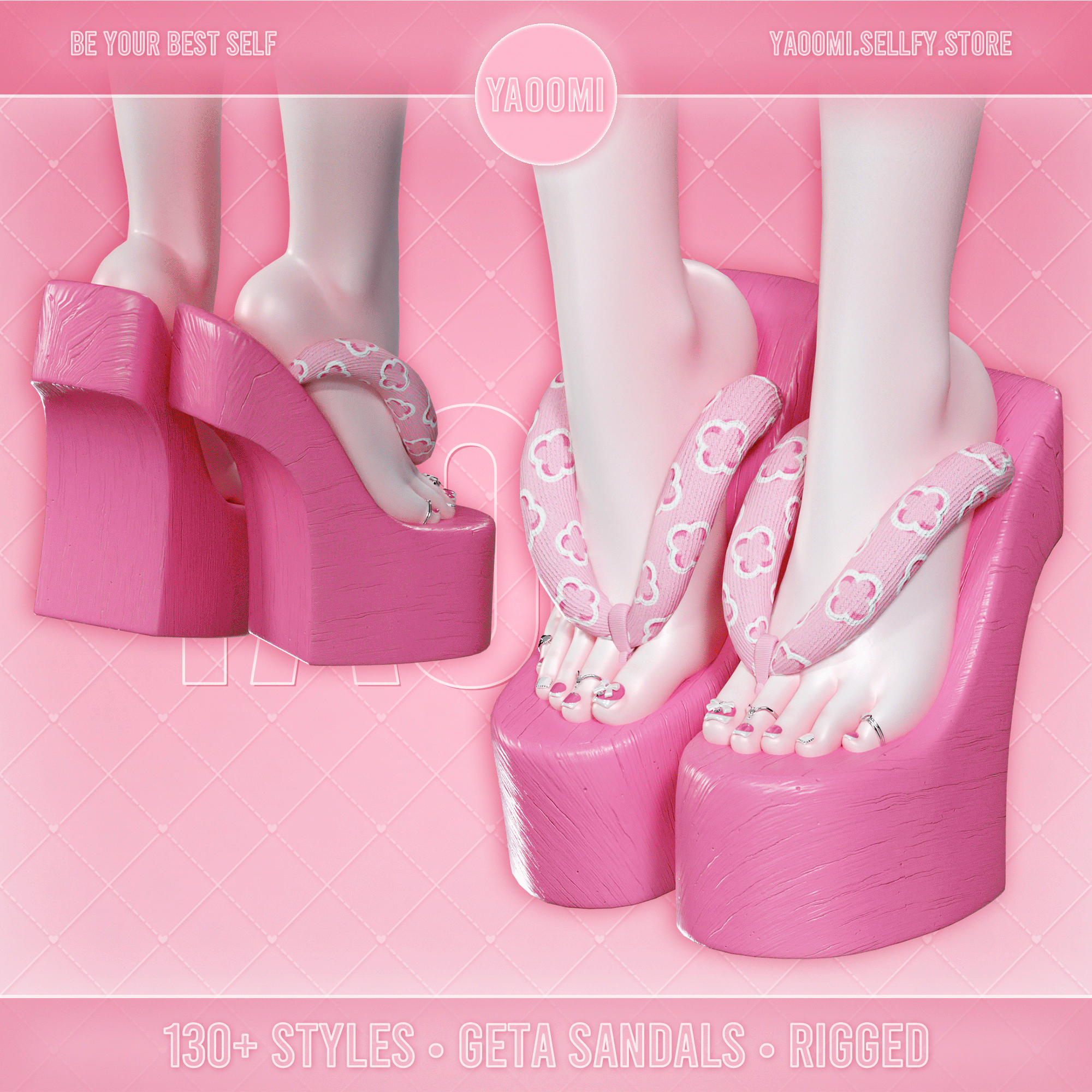 Geta Sandals for VRChat