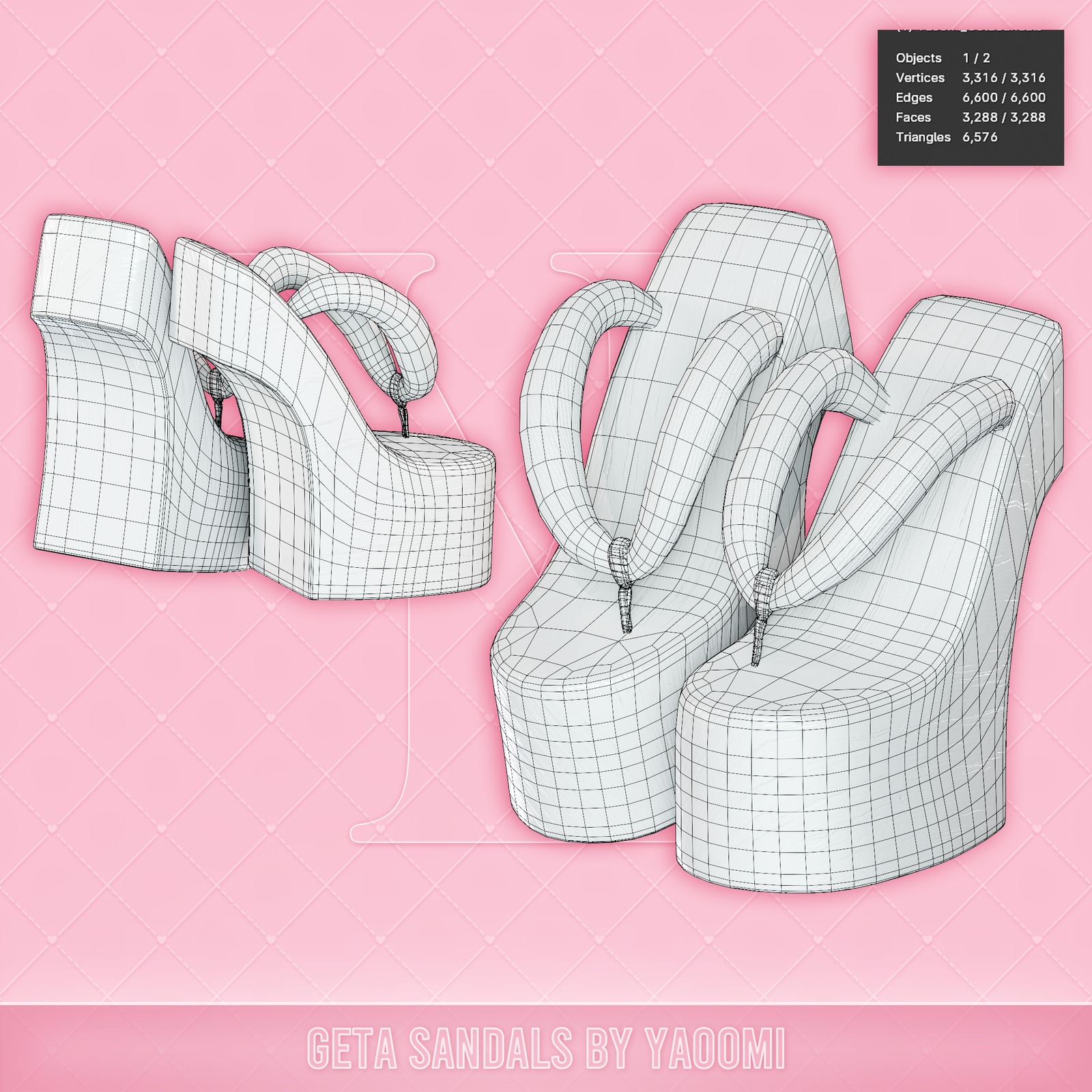Geta Sandals for VRChat
