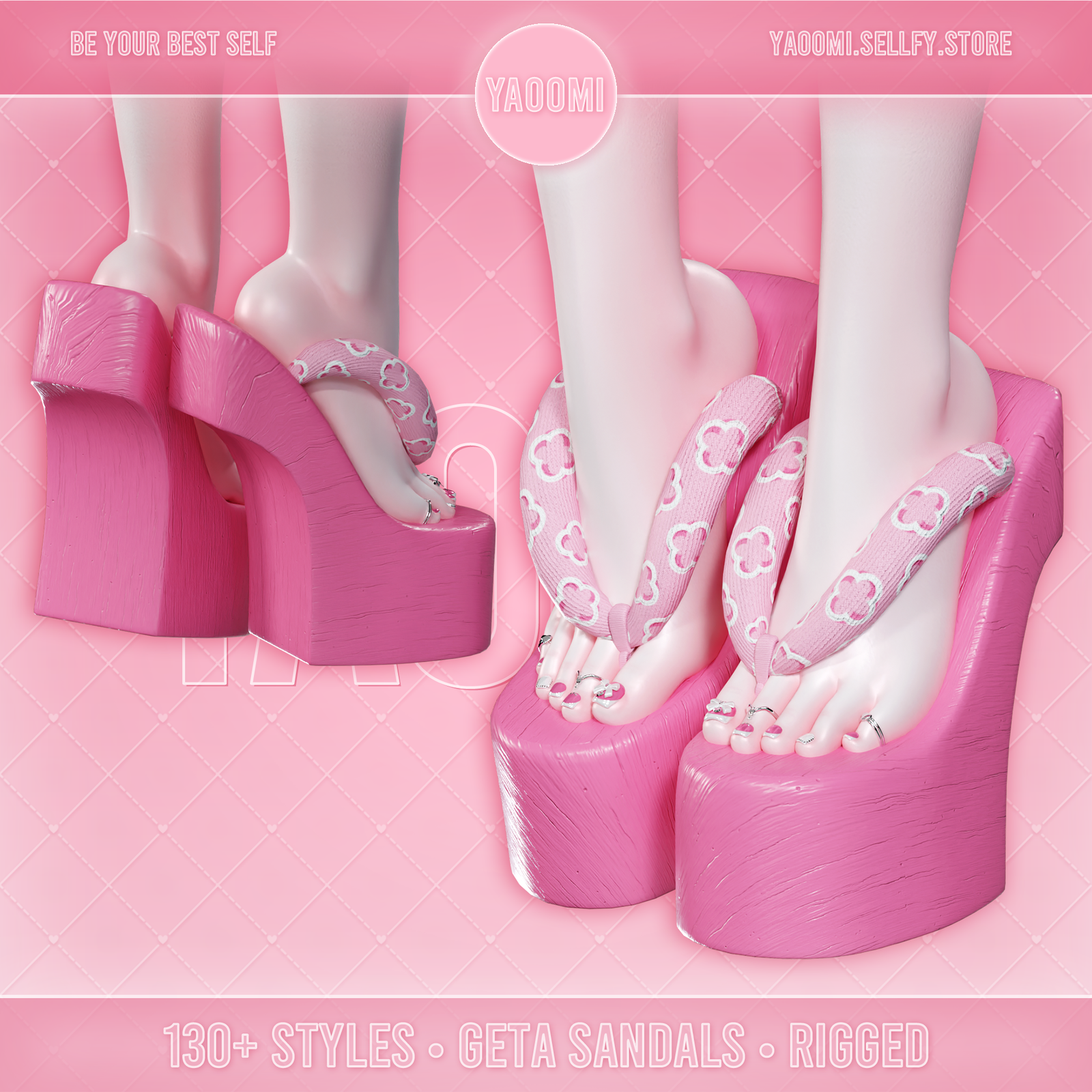 Geta Sandals for VRChat