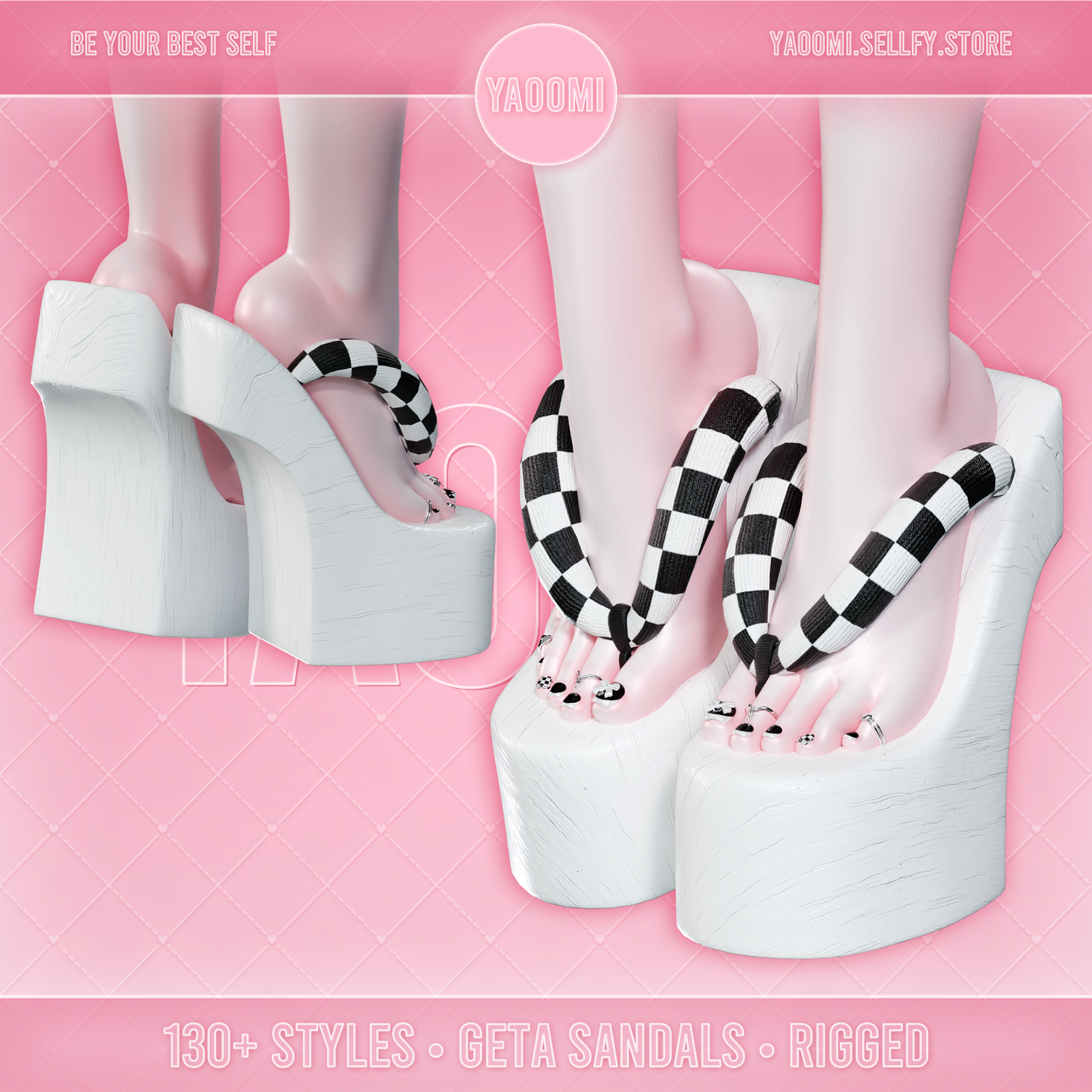 Geta Sandals for VRChat