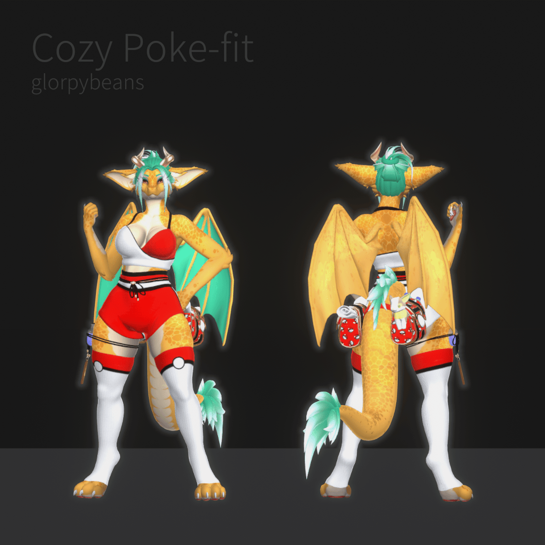 Dragonite + Cozy Poke-fit | Celeste Texture Set 