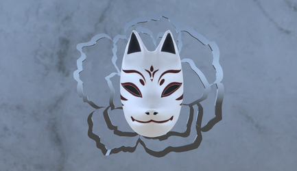 The Kitsune whispers: Kitsune Mask (Fox mask)
