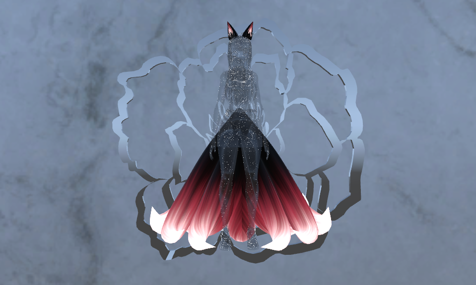 The Kitsune whispers: Tails and Ears (9 fox tails)