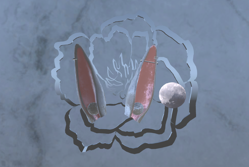 Velvet Bunny ears and tail