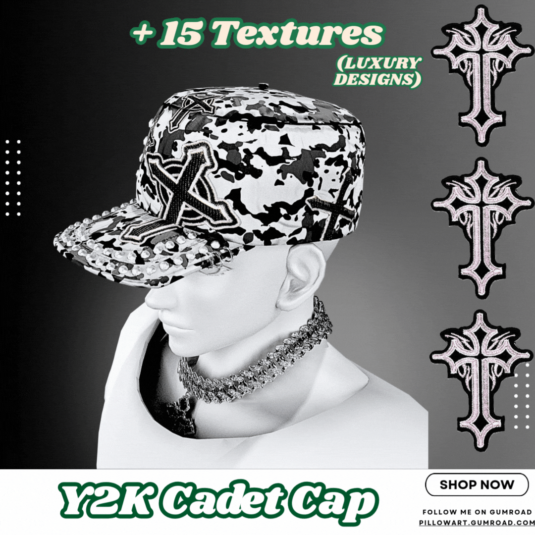 Y2k Cadet Cap - Eboy Collection 009