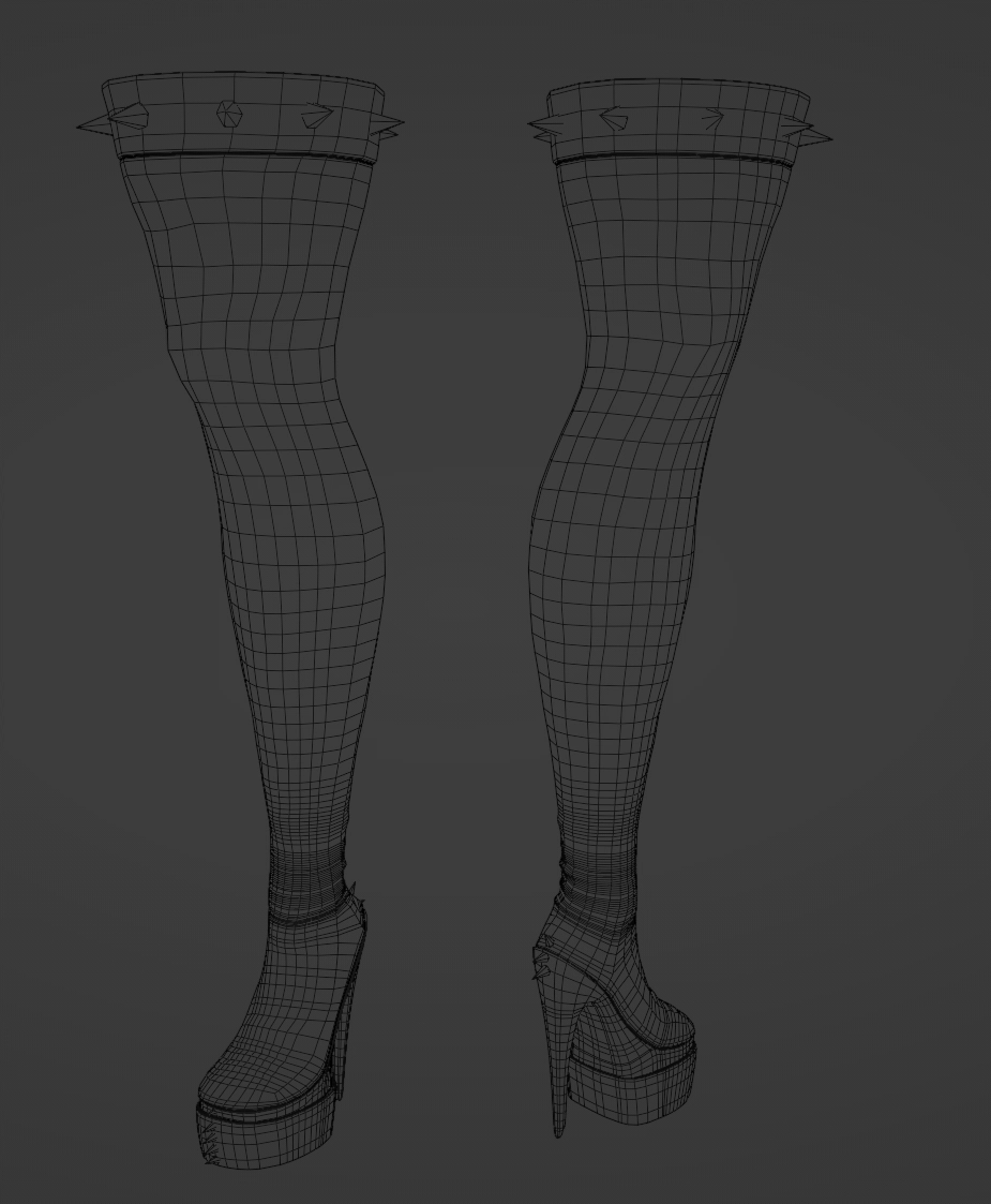 Thigh Heels by Pillow Art