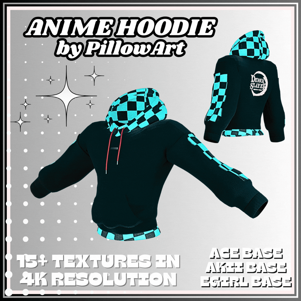 Unisex Anime Hoodie by PillowArt