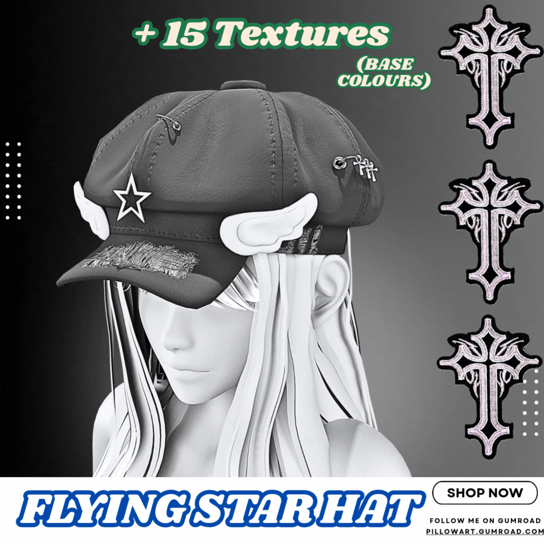 Flying Star Hat | E-Girl Collection: 012