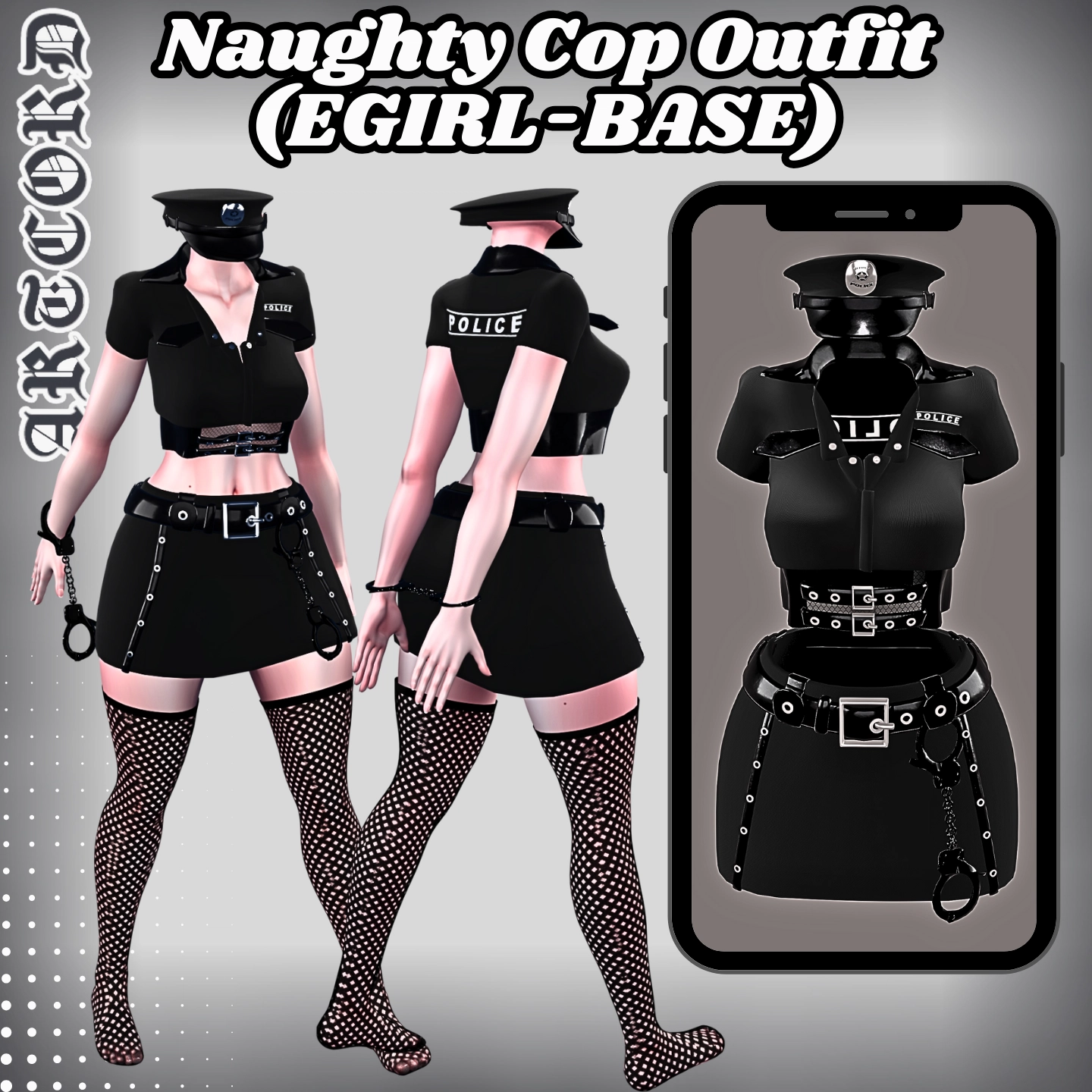 Naughty Cop Outfit | PillowArt