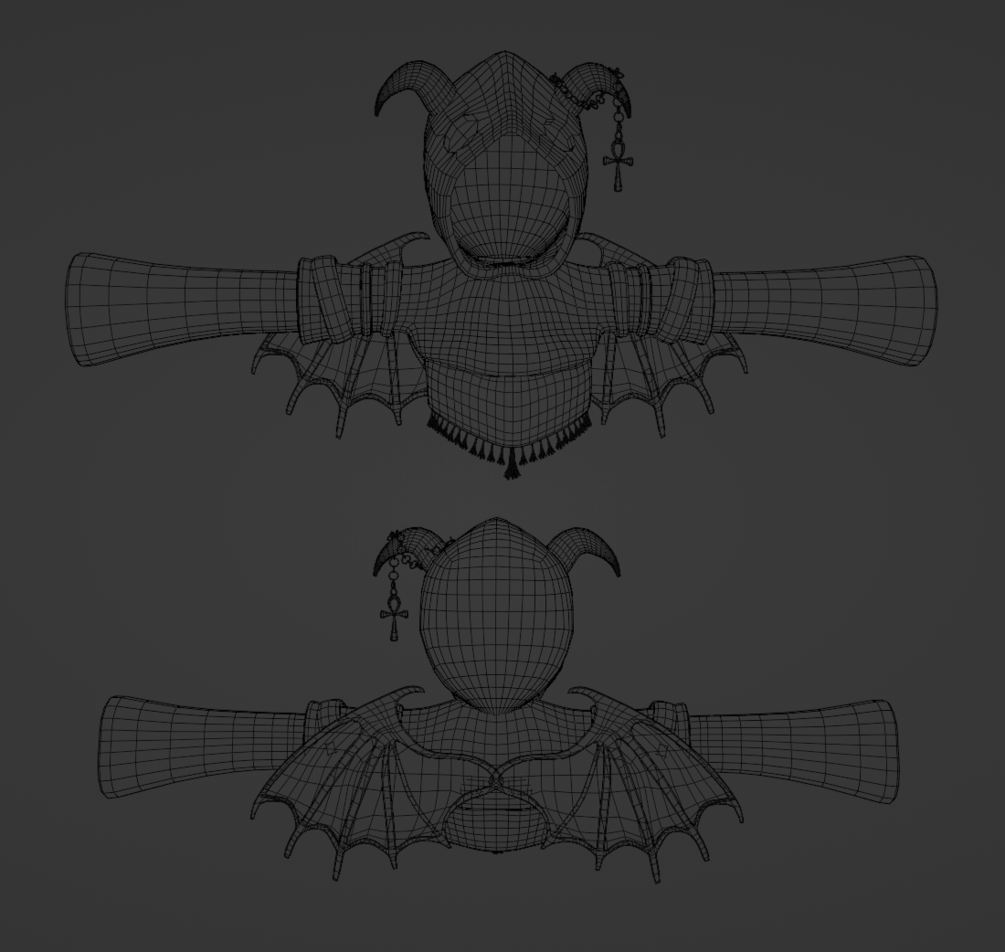 Wool Demon Outfit  | 001 [HALLOWEEN]