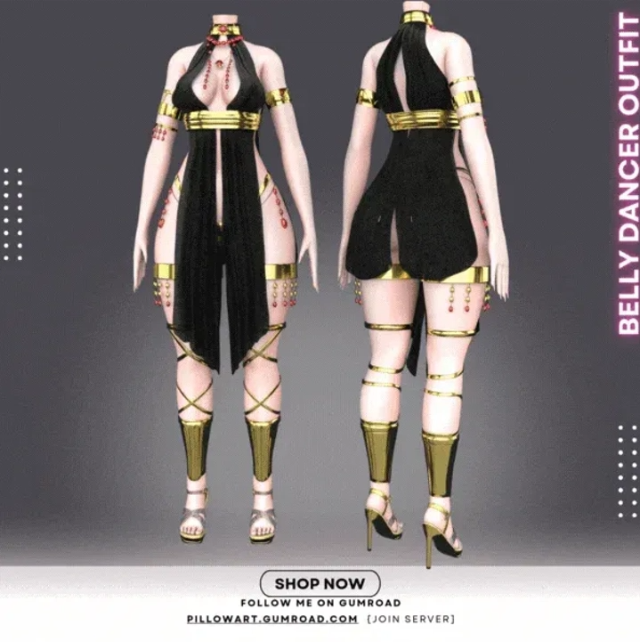 Belly Dancer Outfit - 002