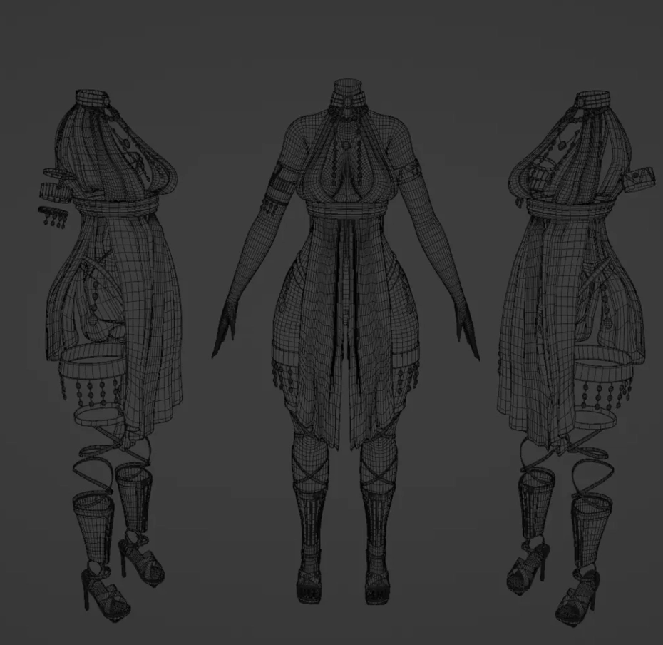 Belly Dancer Outfit /// PillowArt